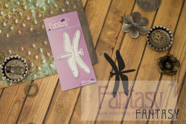 Нож для вырубки из коллекции "Стимпанк" Стрекоза-винт (Fantasy, Россия)