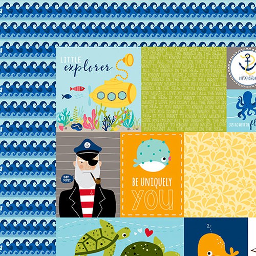 Бумага из коллекции "Secrets of the Sea" Daily Details (Bella BLVD)