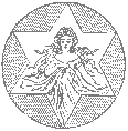 Штамп "Знак зодиака Дева"
