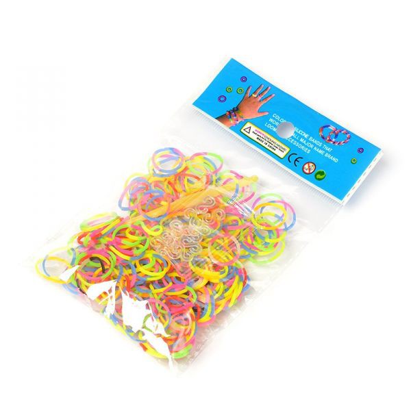 Набор резиночек для плетения мини "Цветной микс", 300 штук