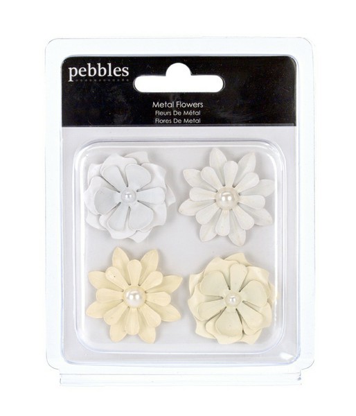 Металлические украшения Многослойные цветы из коллекции Mr&Mrs (Pebbles)