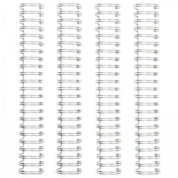 New! Пружины для биндера Cinch 1.6 см, 4 штуки, цвет Серебро, 30 см  (WeR Memory Keepers) 