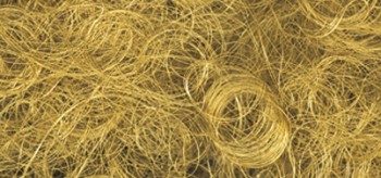 Волосы синтетические для куклы, цвет Золотистый, 17 гр (Rayher)