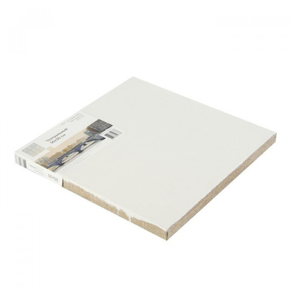 Холст грунтованный на подрамнике "Театральный", 30х30 см, 100% лён (Туюкан)