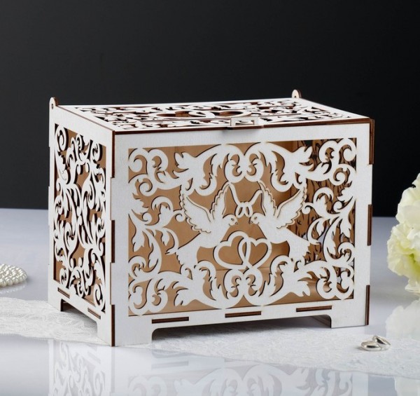 Набор для создания семейного банка "Мгновение", цвет Белый, 29х20х23 см. 