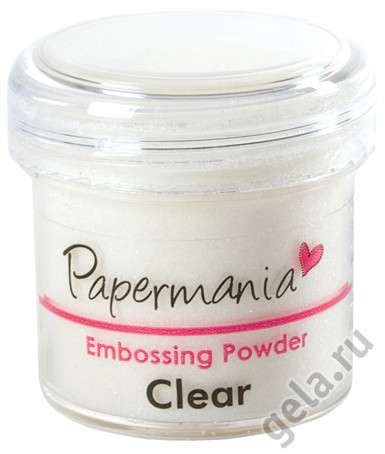 Пудра для эмбоссинга, цвет Прозрачный (Papermania)   