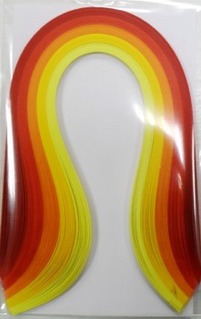 Бумага для квиллинга, ширина 3 мм, оттенки Красного, 100 шт. 