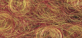 Волосы синтетические для куклы, цвет Золотистый/Красный, 17 гр (Rayher) 