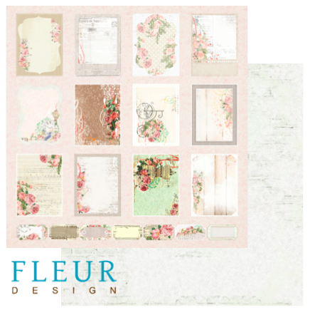 Бумага из коллекции Старый парк "Карточки" (для разрезания)(Fleur Design) 