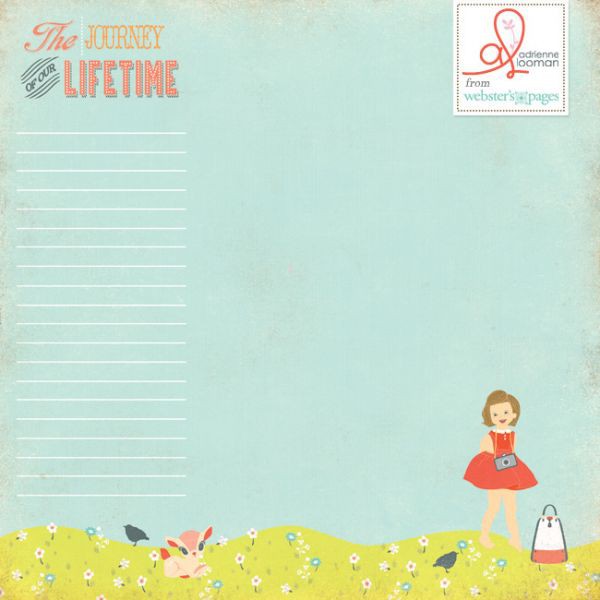 Бумага "Journey Stories" из коллекции Our Travels (Webster's Pages) 