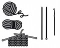 Набор ножей для вырубки "Вязание", дизайн Marianne  