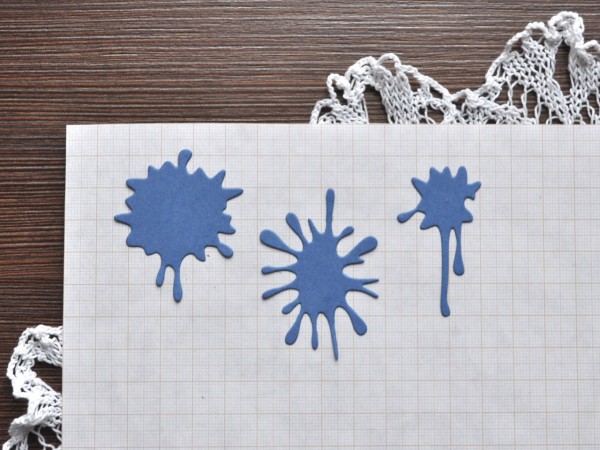 Набор вырубных изделий "Кляксы", 3 шт.