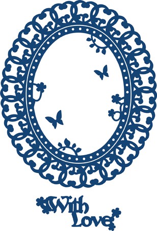 Нож для вырубки "С любовью" (Tattered Lace)