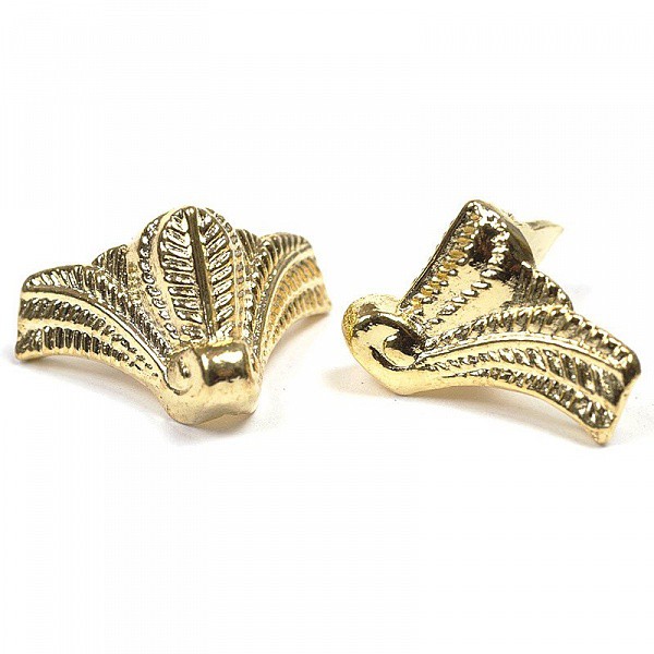 Комплект декоративных ножек для шкатулок, 17*15 мм, цвет Золото, 4 шт.