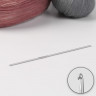 Крючок для вязания, алюминиевый с тефлоновым покрытием, длина 15 см,, диаметр в ассортименте (Артузор)