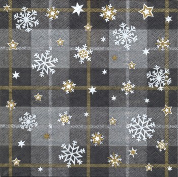 Салфетка 33*33 см "Снежинки", 1 штука (Rayher)