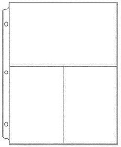 Фотофайл (пластиковая страница с кармашками) 20*28 см, 1 шт., конфигурация 660132 (WeR Memory Keepers)