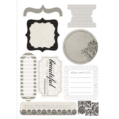 Высечки из чипборда из коллекции After Five (Kaisercraft) 