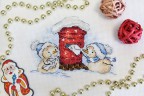 Набор для вышивки на канве Aida "Письмо Деду Морозу" (М.П. Студия, "Жар-птица")