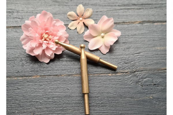 Насадка для паяльника Булька, полная сфера диаметром 5 мм, Латунь (AgiArt)