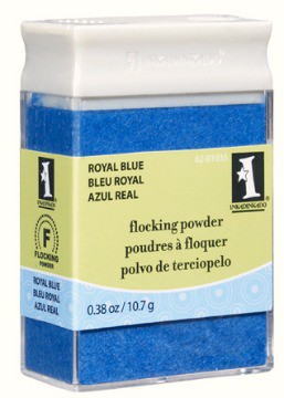 Флок-пудра в баночке, цвет Синий, 10,7 г (Inkadinkado)
