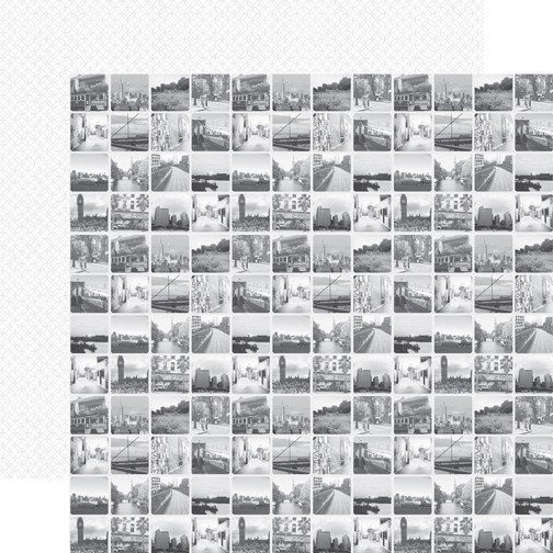 Бумага из коллекции Capture Life Black&White "Favorite Places" (Echo Park)