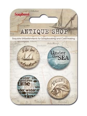 Набор фишек #1 из коллекции Лавка древностей (Scrapberry's)