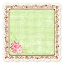 Бумага с фигурным краем "Plethora" из коллекции Vicki B. (Bo Bunny)  