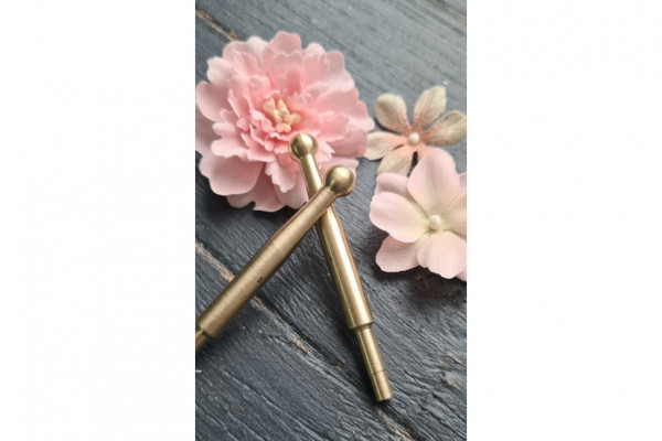 Насадка для паяльника Булька, полная сфера диаметром 7 мм, Латунь (AgiArt)