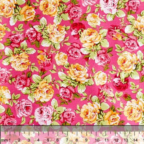 Отрез ткани из серии "Цветочные мотивы", дизайн 4, цвет 2, 100% хлопок, 50*50 см (Hobby&You)  