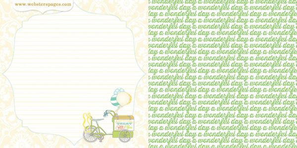 Бумага "A Wonderful Day" из коллекции Brandin O'Neill (Webster's Pages)