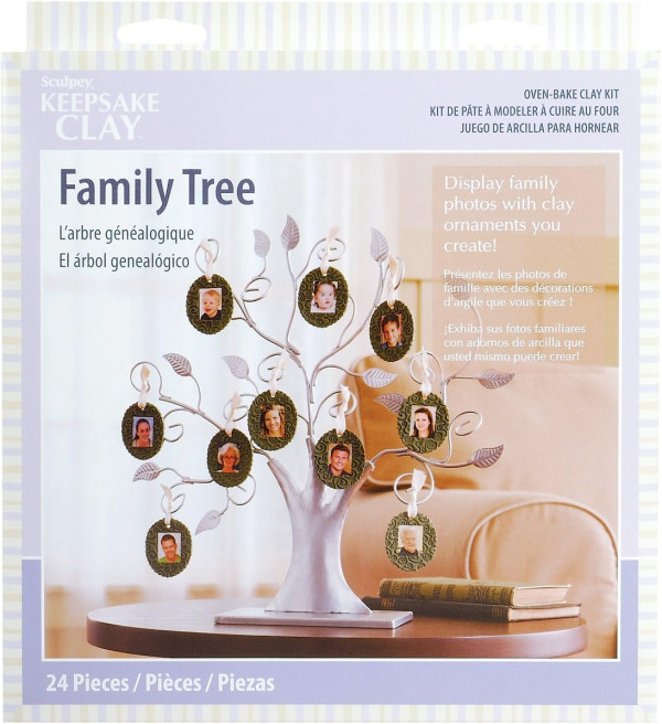 Набор для изготовления фамильного дерева (10 участников) (Sculpey)  
