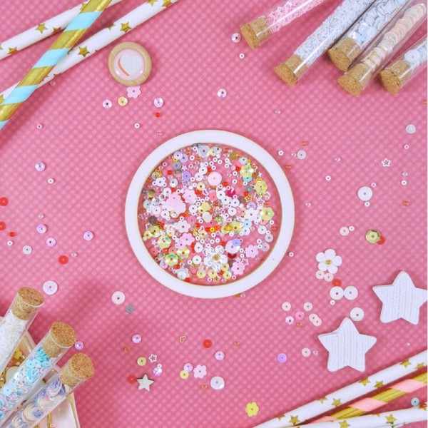 Набор фигур из чипборда Шейкер "Круг" 8 см (Craftstory, Россия)