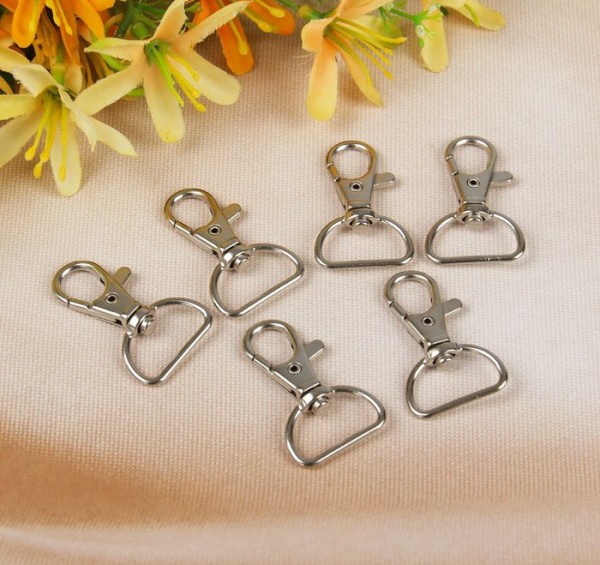 Карабин для сумок 3,9 х 2,4см, цвет Серебро, 1 штука