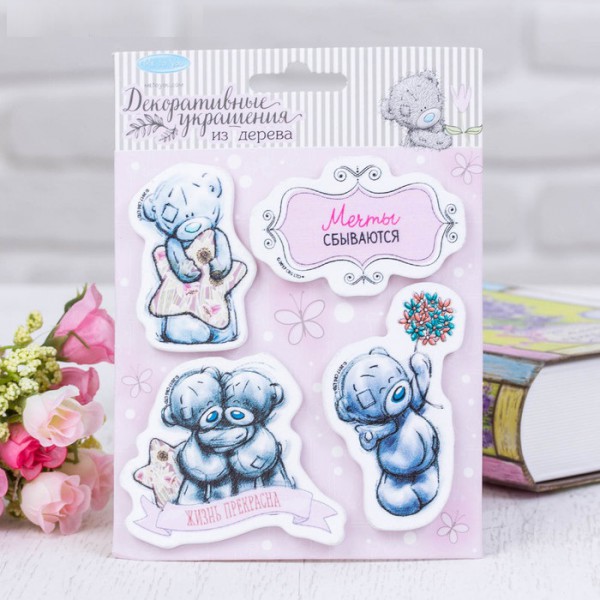 Набор декоративных фигурок из коллекции "Me to You" Мечты сбываются, дерево (Артузор)