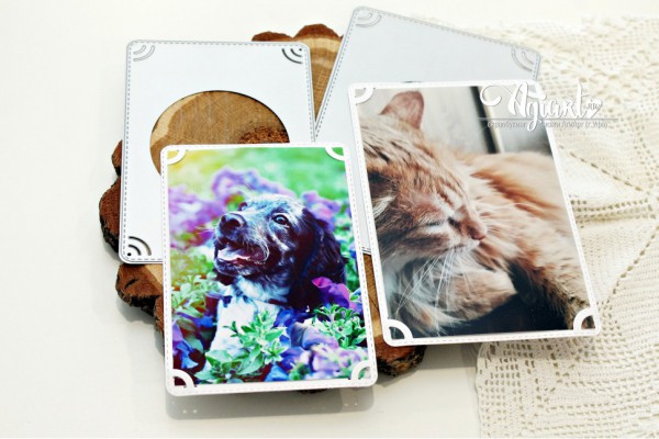 Нож для вырубки "Подложка для фото скругленная 15*10 см" (Agiart, Россия) 