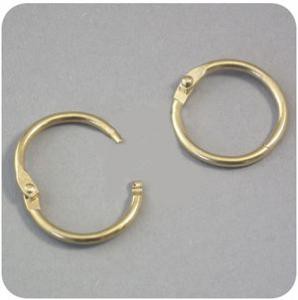 Кольцо разъемное для альбомов, 1шт., D=19 мм, цвет Серебро