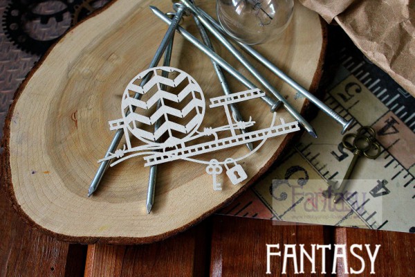 Чипборд из коллекции "Стимпанк" #398 (Fantasy, Россия)  