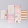 Картонные разделители с фольгированием для планера в наборе «Розовые облака», 14,5*21 см (АртУзор)