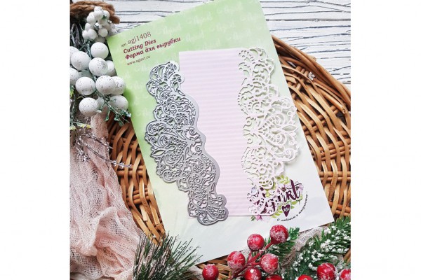 Нож для вырубки "Створка Элегантность" (Agiart, Россия) 