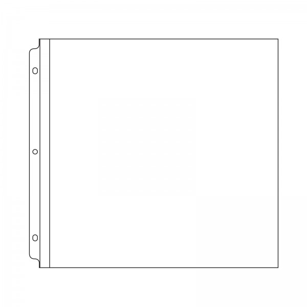 Фотофайл (пластиковая страница) 30*30 см, 1 шт., конфигурация 660151 (WeR Memory Keepers) 