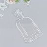 Набор ацетатных высечек на клейкой основе "Белые цветы в бутылочке", 35 шт. (АртУзор)