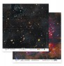 Набор бумаги для скрапбукинга из коллеции "Ты моя вселенная", 7 листов (Mr.Painter)