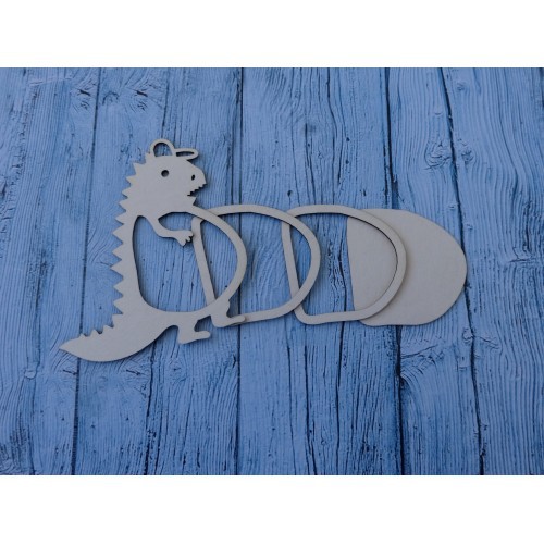 Набор фигур из чипборда Шейкер "Дракончик" (Ажур, Россия)