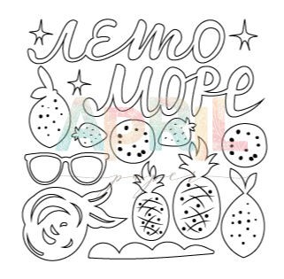 Набор чипборда из коллекции "Лимонад" (April, Россия)