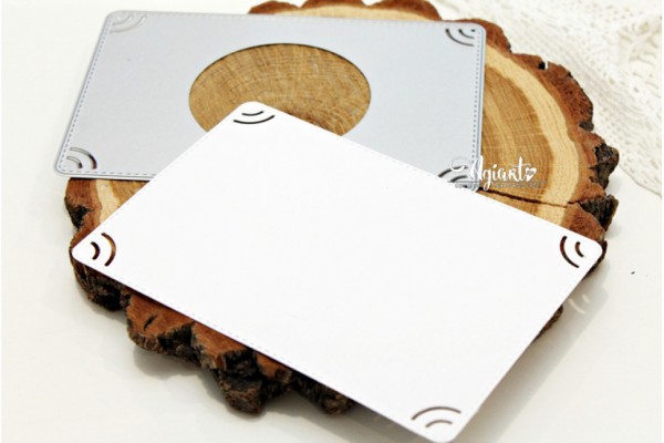 Нож для вырубки "Подложка для фото скругленная 9*13 см" (Agiart, Россия) 