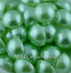 Полужемчужина крупная 16 мм, цвет Зеленый, 1 штука  