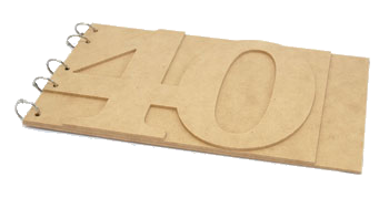 Альбом из МДФ "40" (Kaisercraft)