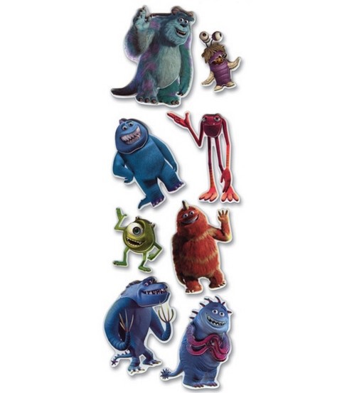 Стикеры объемные "Корпорация монстров" (EK Success)