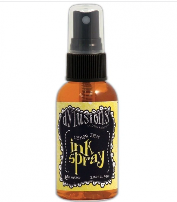 Мист-спрей Ink Spray Dylusions, цвет Lemon Zest (Лимонная цедра), Ranger  